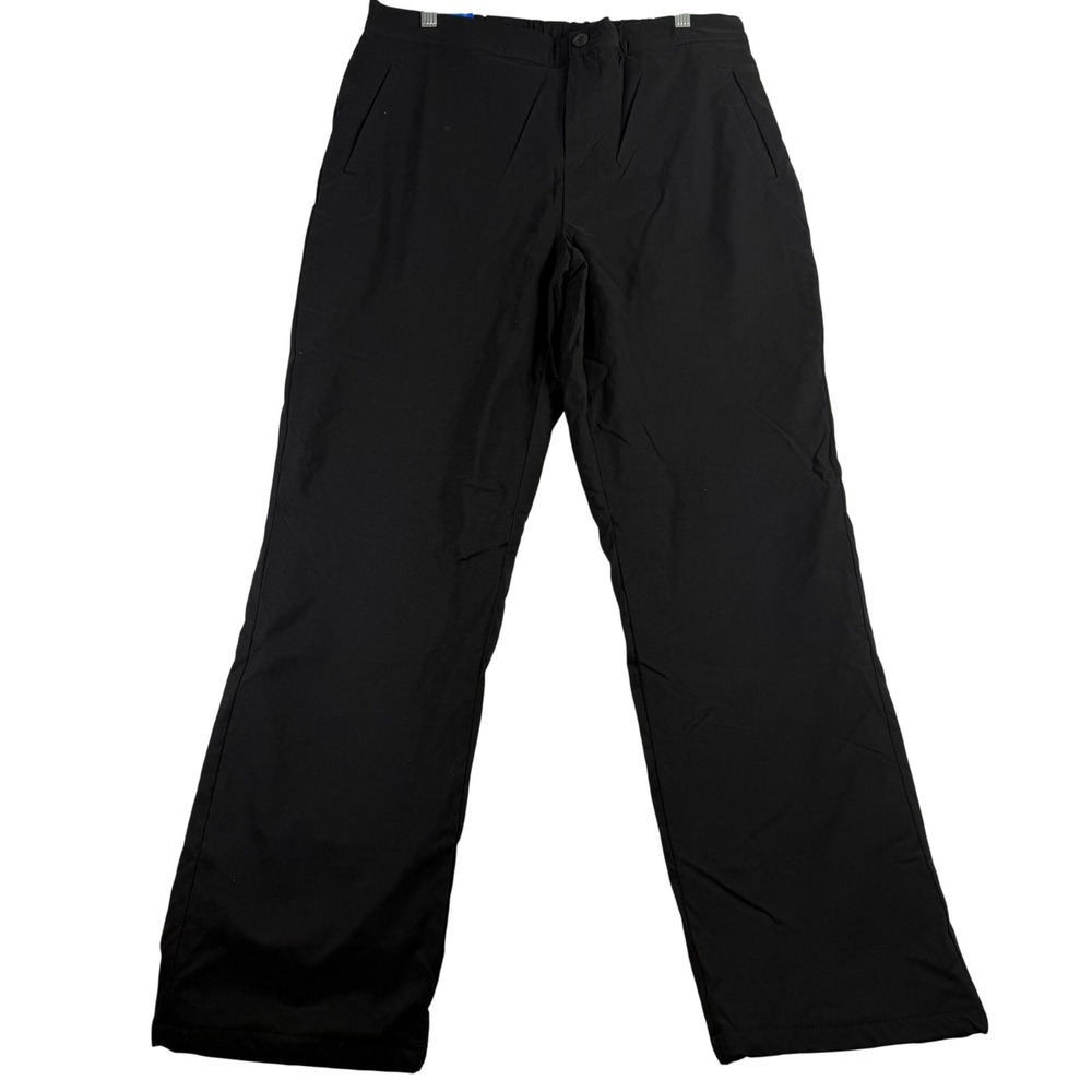 Stormpack Womens Black Windproof Fleece Lined Pants Size Large 1629043